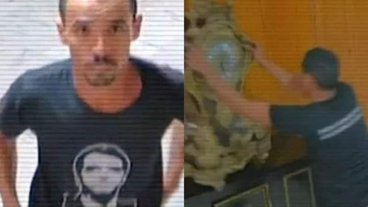 Polícia prende em Minas, o homem que destruiu o relógio histórico do século 17 no Palácio do Planalto em Brasília.