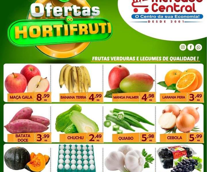 Miradouro: Confira as nossas ofertas do Hortifruti Mercado Central