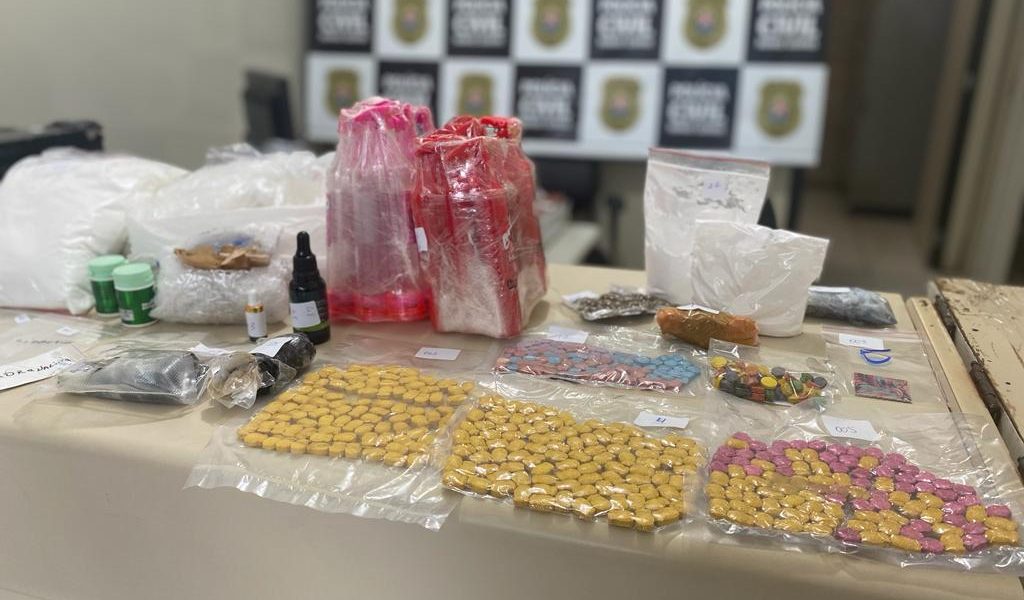 PCMG apreende vasta quantidade de drogas na capital