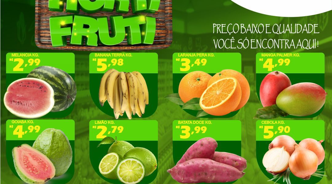 Hortifruti do Mercado Central nesta quarta e quinta feira