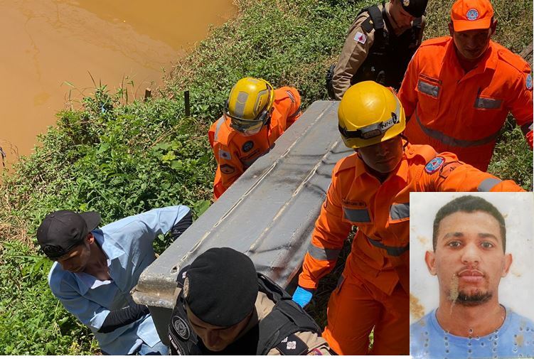 Corpo é encontrado boiando no Rio Muriaé na altura da Ponte da Casa de Saúde