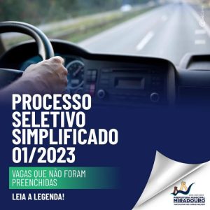 Prefeitura de Miradouro publica edital para preenchimento de vagas em aberto 