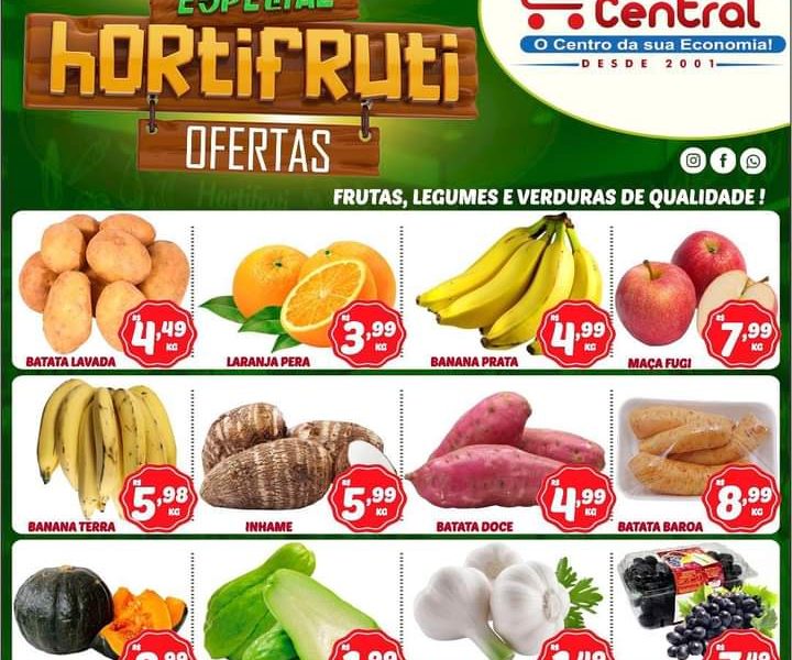 Hortifruti do Mercado Central nesta quarta e quinta feira