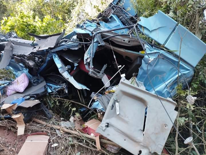 Acidente grave na MG-111, próximo ao trevo de acesso a São José do Mantimento.
