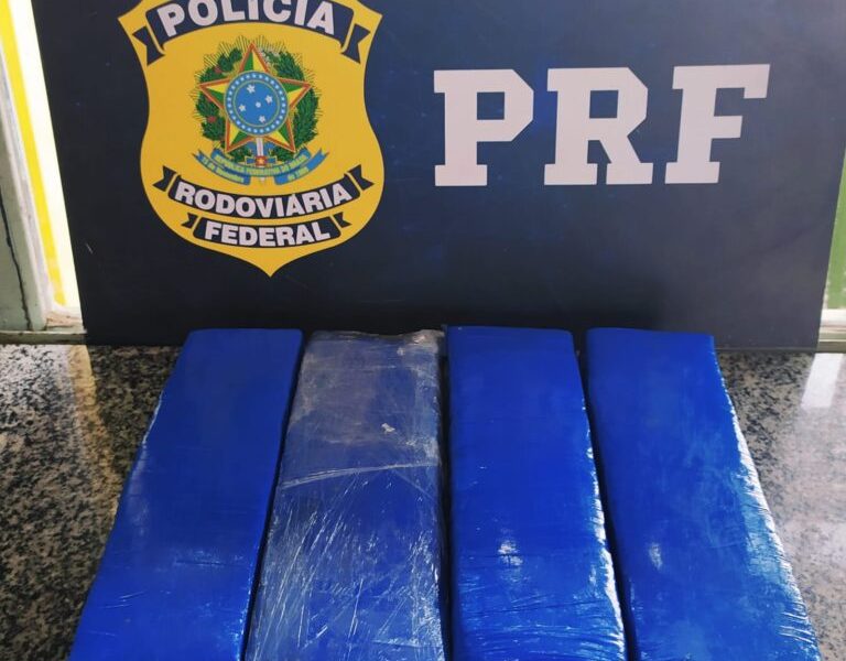 PRF prende homem com droga no trecho urbano da BR-356 em Muriaé