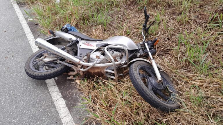 MG-265: motociclista fica gravemente ferido em acidente próximo a Boa Família