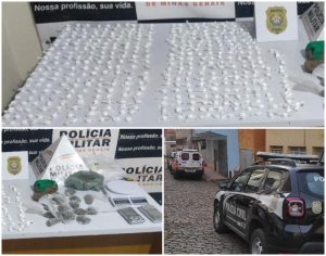 Ação conjunta termina com grande apreensão de drogas em Lajinha