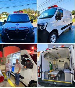 Saúde de Miradouro recebe ambulância nova para servir a população