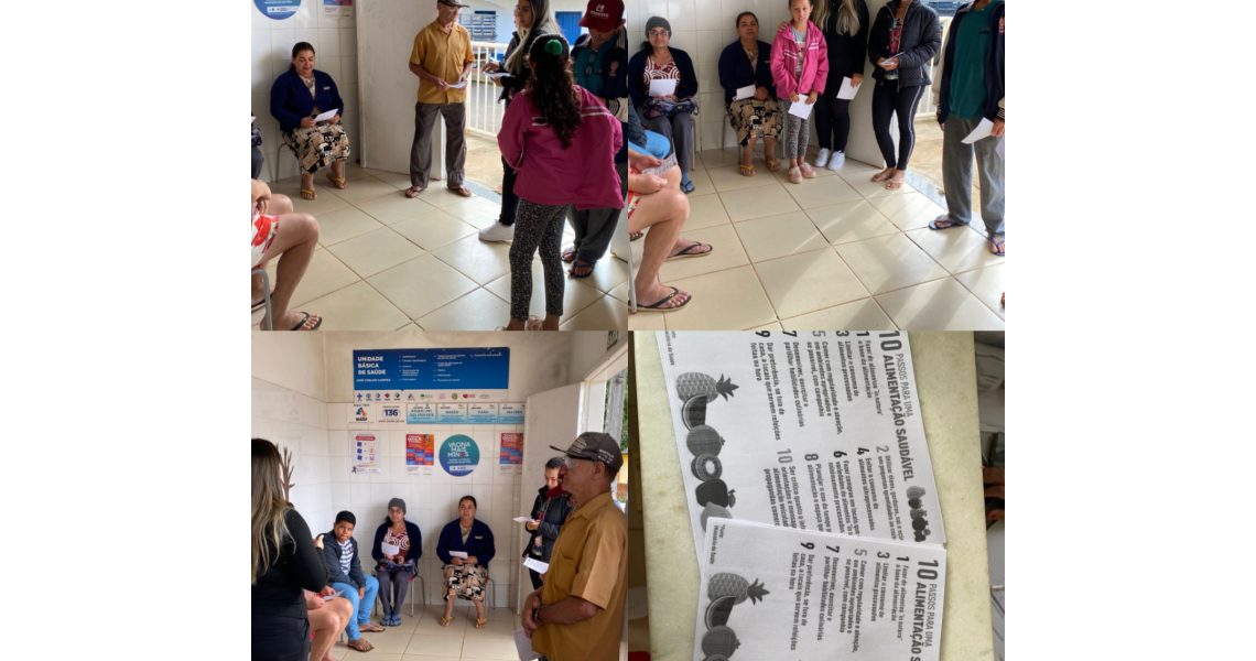 Sala de espera sobre alimentação saudável é realizada na UBS de Varginha