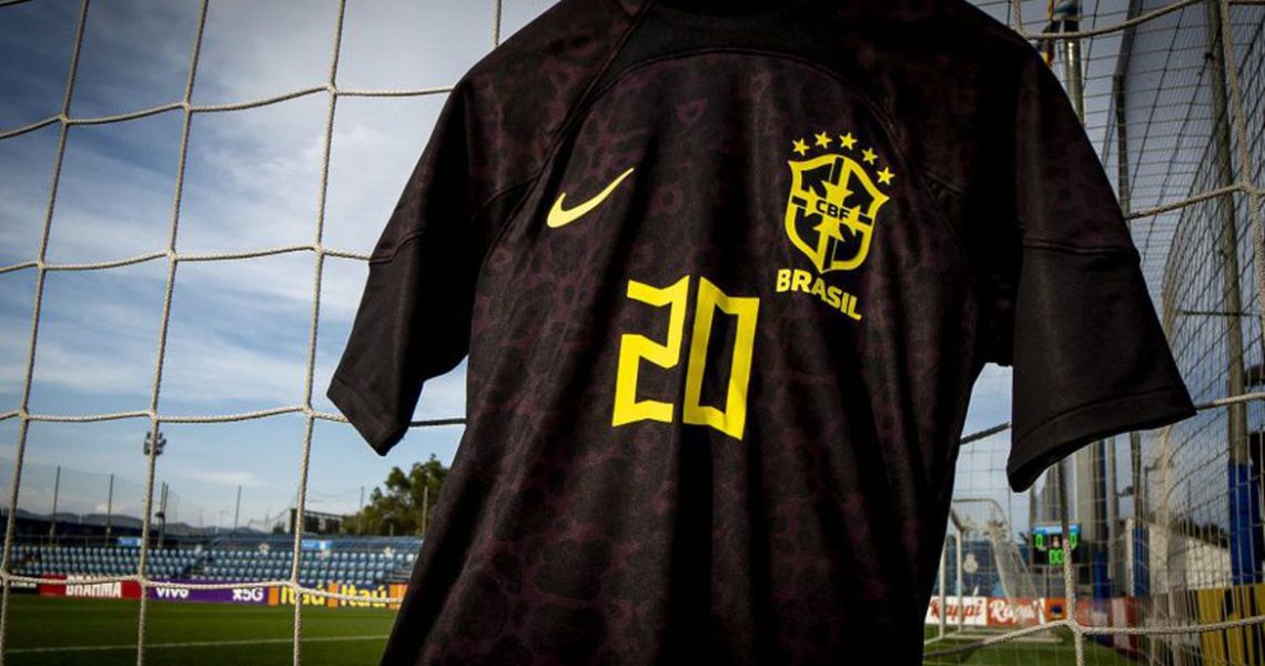 Brasil jogará de preto, pela 1ª vez na história, em duelo contra Guiné