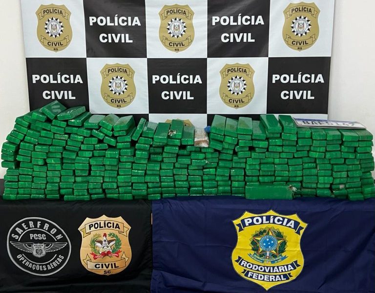 Operação policial envolve forças de dois estados e apreende quase meio milhão em drogas