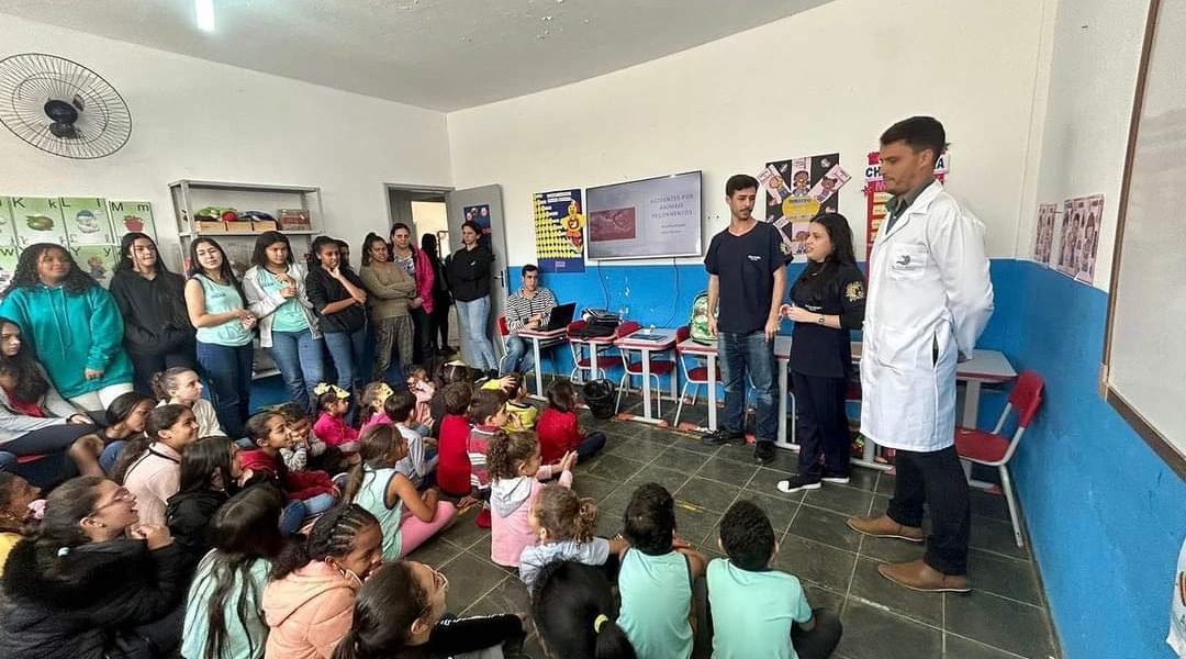 Varginha e serrania recebem atividades do programa saúde na escola