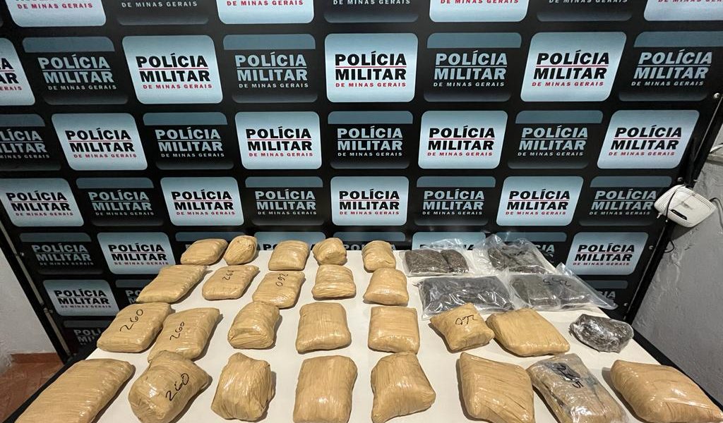 Polícia Militar de Carangola faz grande apreensão de drogas