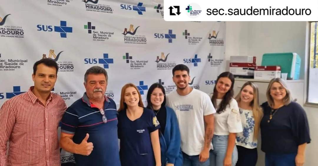 Equipe de acadêmicos de medicina que atua junto com a saúde de Miradouro é renovada
