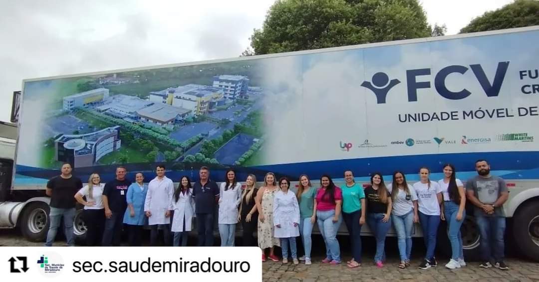 Carreta da FCV está em Miradouro para realização de campanhas e exames de prevenção ao câncer 