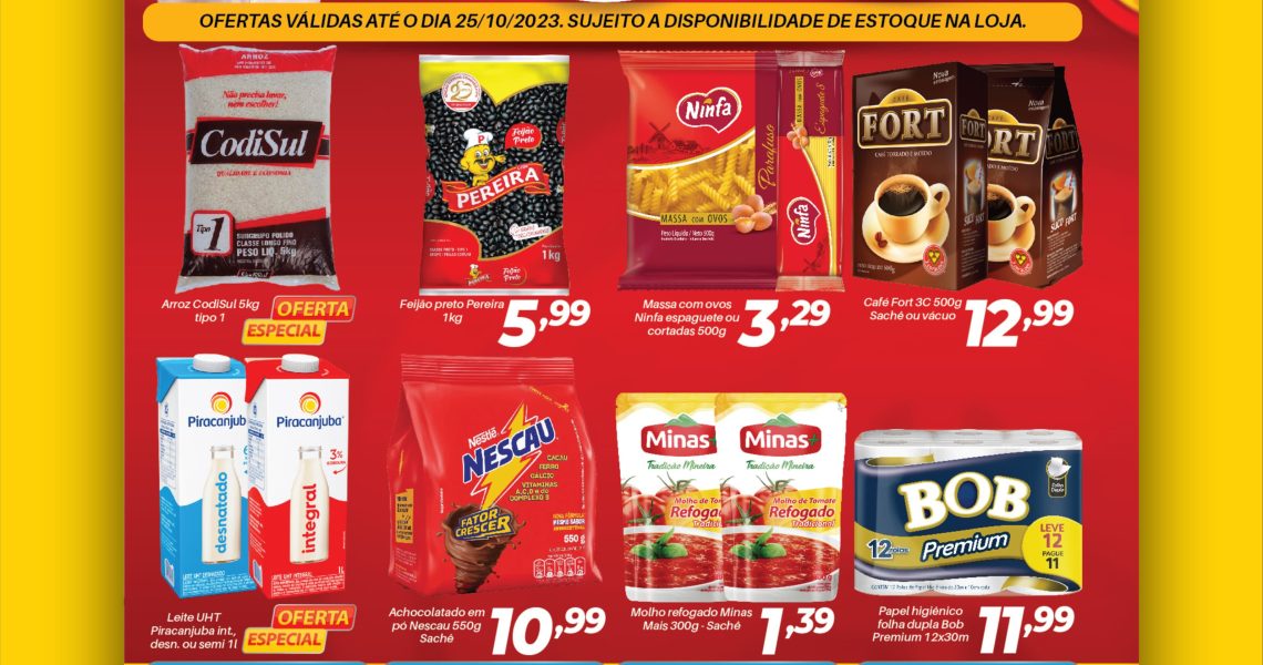 Ofertas de final de mês no Mercado Central de Miradouro