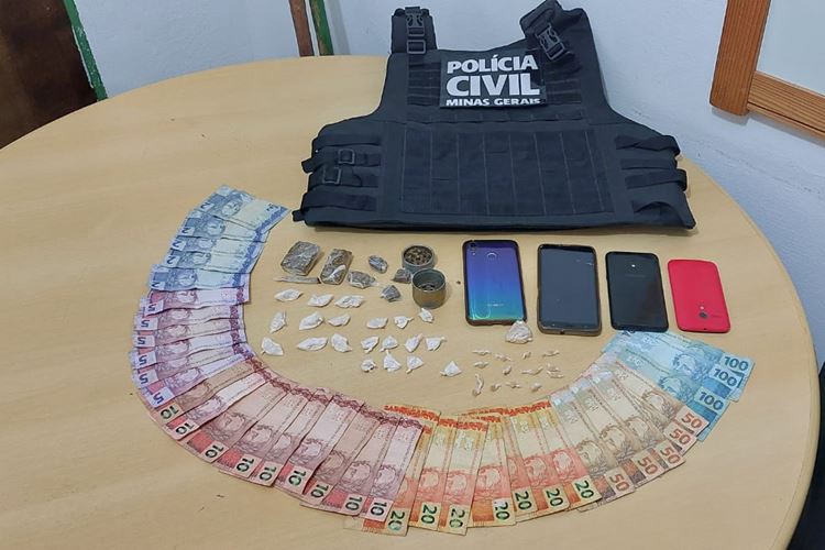 Mulher é presa pela Polícia Civil, suspeita de traficar drogas em Miradouro