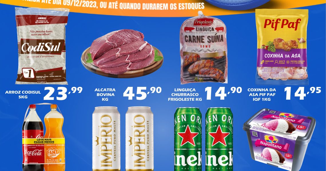Mega Ofertas de final de semana no Mercado Central de Miradouro