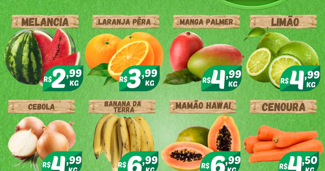 Hortifruti do Mercado Central nesta quarta e quinta feira