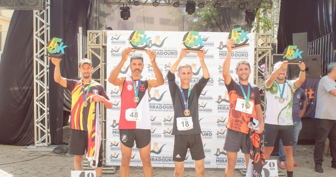 3° Corrida contou com a participação de 103 atletas na cidade de Miradouro
