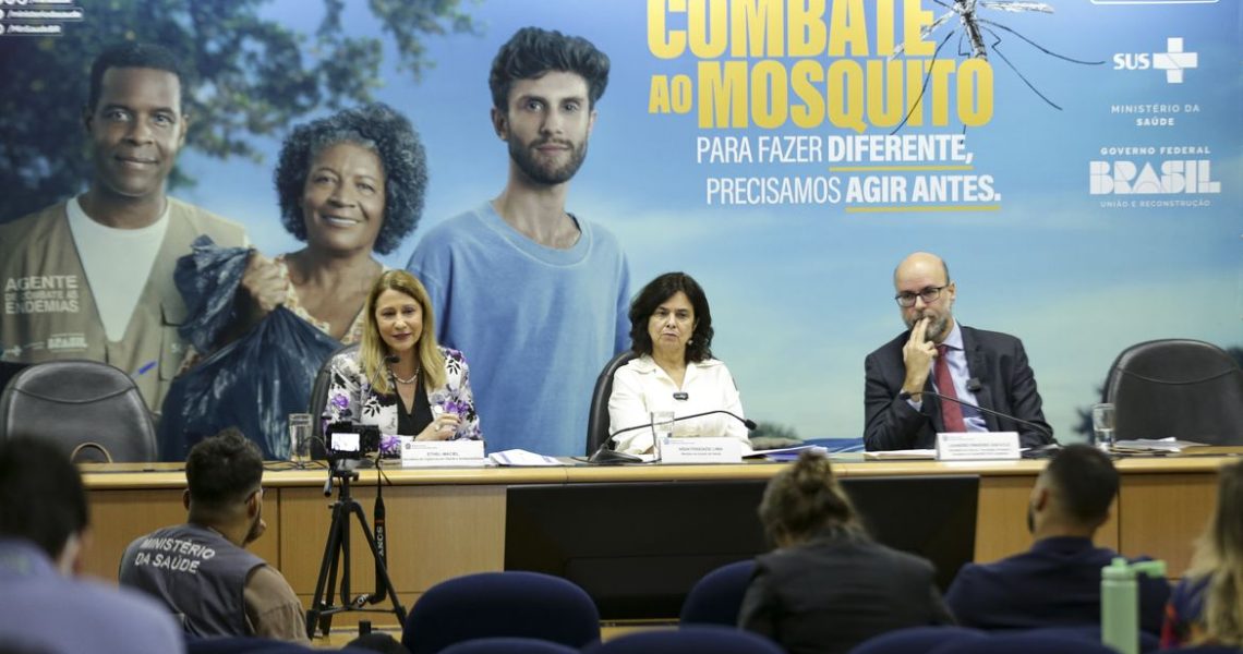 Saúde prevê epidemia de dengue no Centro-Oeste, ES e MG em 2024