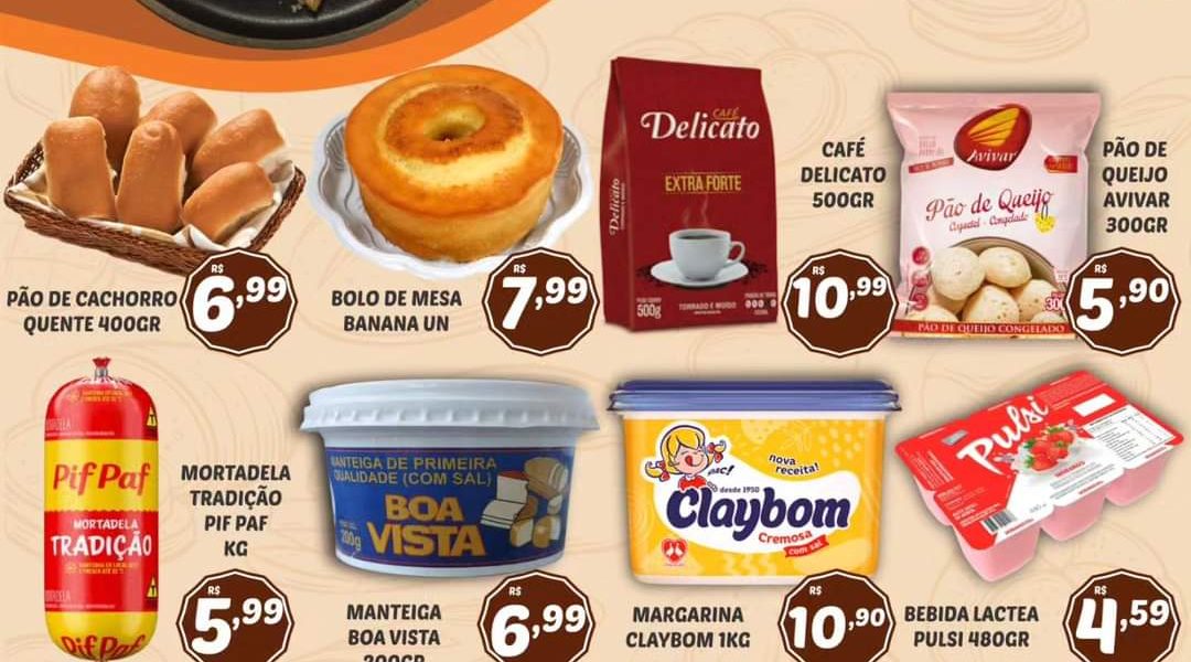 Miradouro: Confira as nossas ofertas da padaria! Mercado Central