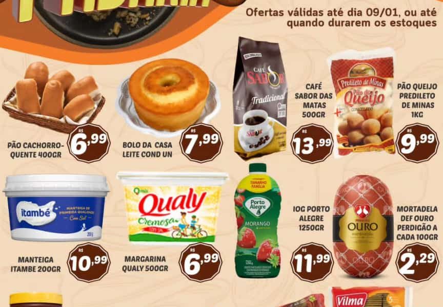 Ofertas da Padaria do Mercado Central de Miradouro