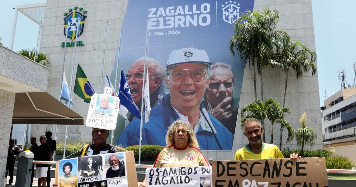 Filhos, ex-jogadores e fãs celebram legado de Zagallo