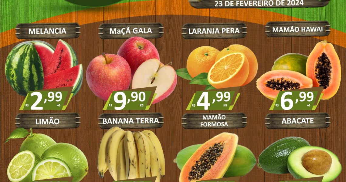 Hortifruti do Mercado Central nesta quarta e quinta feira