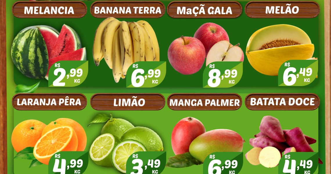 Hortifruti do Mercado Central nesta quarta e quinta feira
