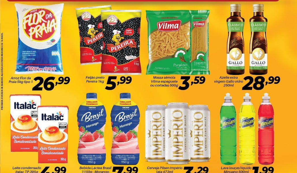 Ofertas do final de mês no Mercado Central de Miradouro