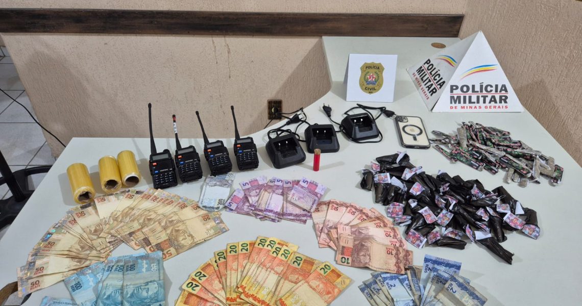 PCMG prende suspeito de homicídio e apreende drogas em Pirapetinga
