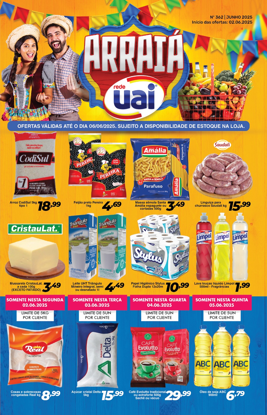 O Encarte do Mês de Junho já está liberado no Mercado Central…