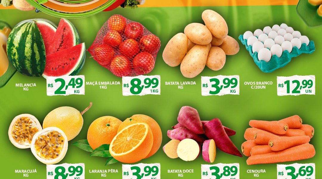 Hortifruti do Mercado Central nesta quarta e quinta feira