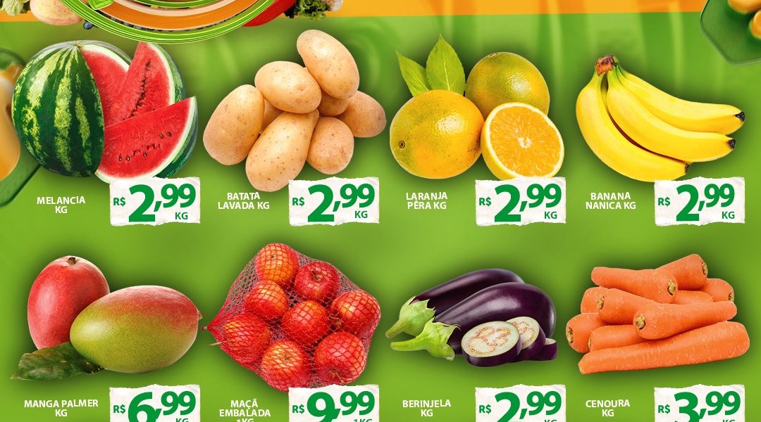 Hortifruti do Mercado Central nesta quarta e quinta feira
