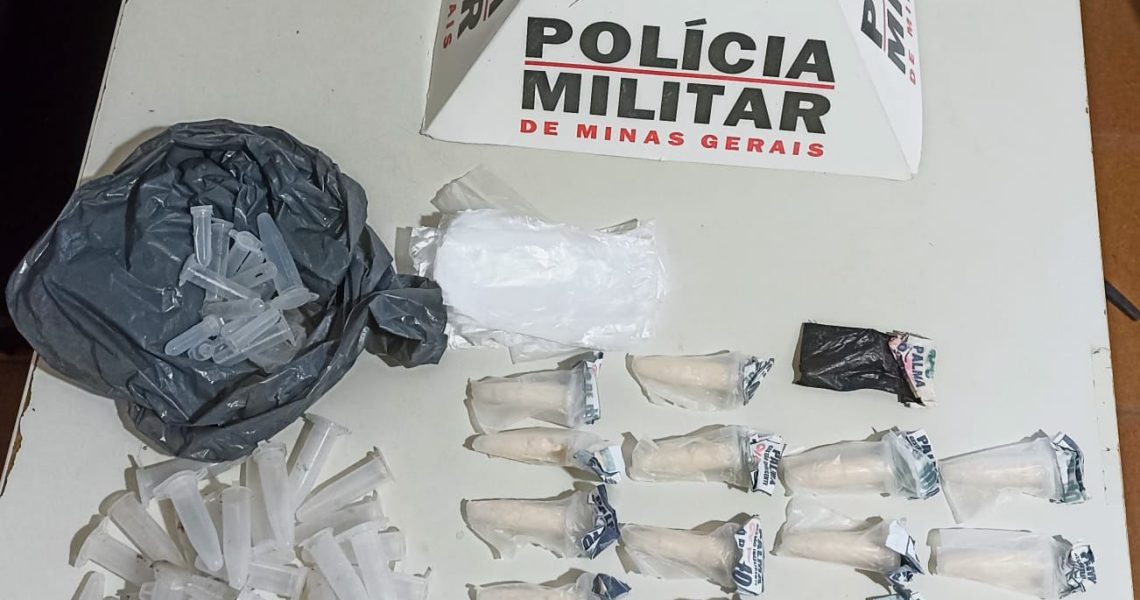 PMMG realiza prisão por tráfico de drogas em Palma/MG