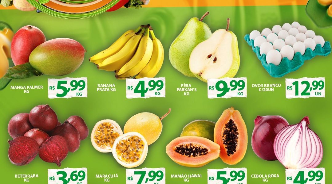 Hortifruti do Mercado Central nesta quarta e quinta feira
