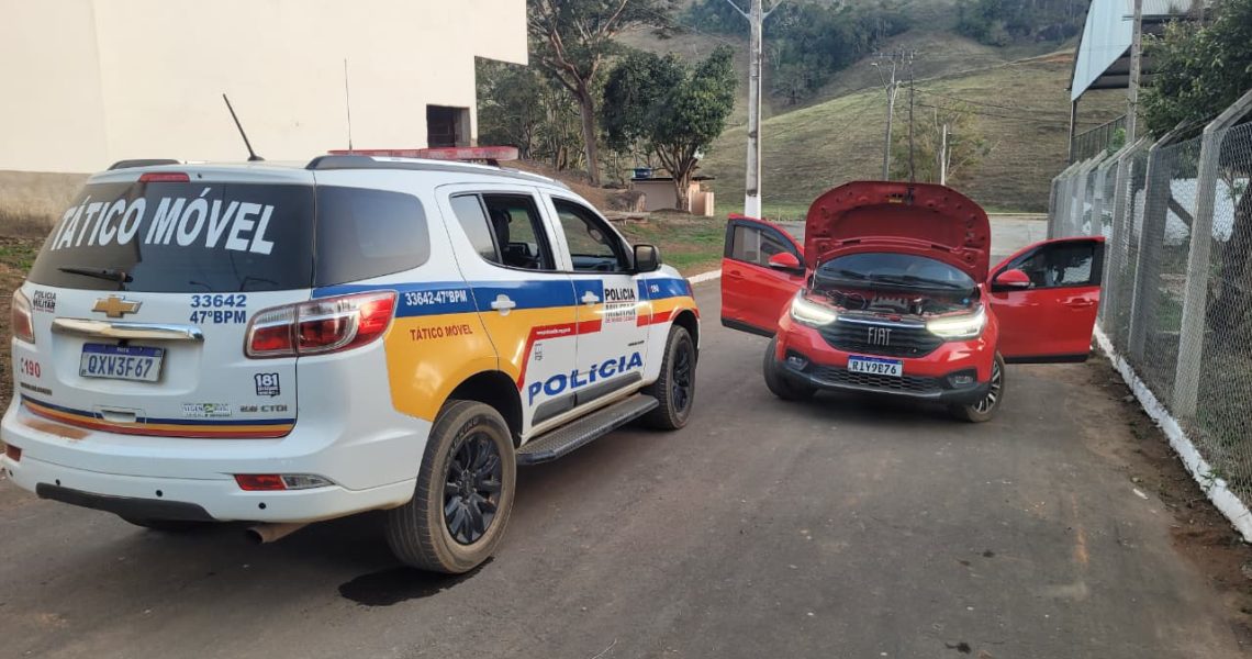 PM  recupera veículo roubado e clonado em Belisário Mg