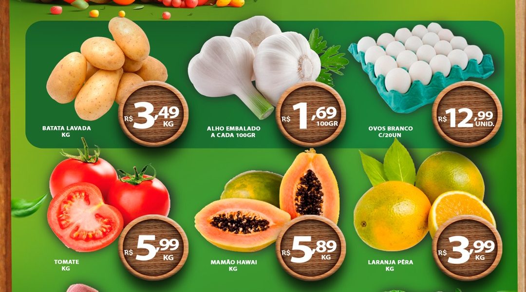 Hortifruti do Mercado Central nesta quarta e quinta feira
