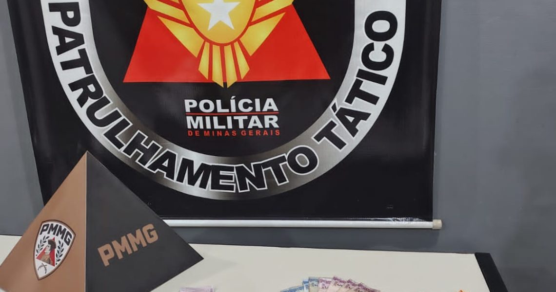 PMMG apreende drogas e prende duas pessoas por tráfico de drogas na Barra em Muriaé Mg