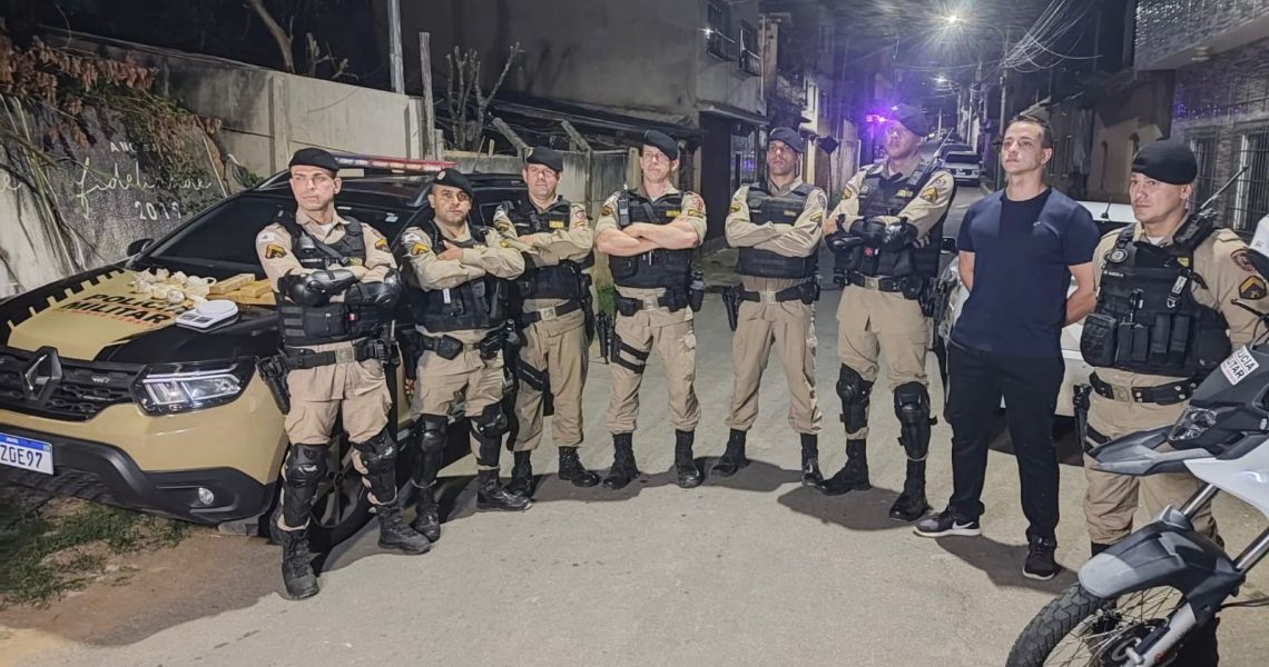 PMMG Apreende Grande Quantidade de Drogas em Operação no Bairro Santo Antônio