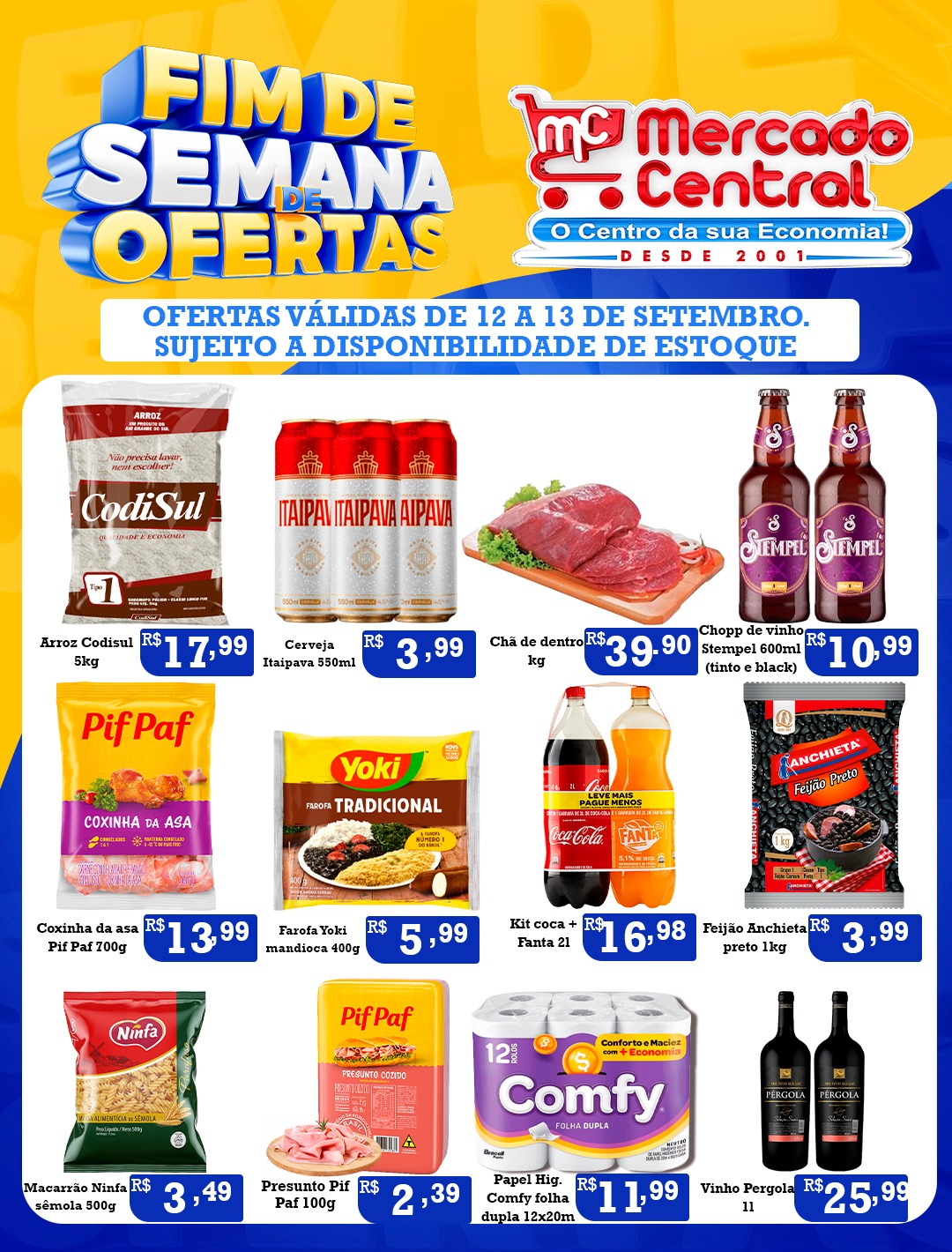 Fim de semana de ofertas no Mercado Central de Miradouro