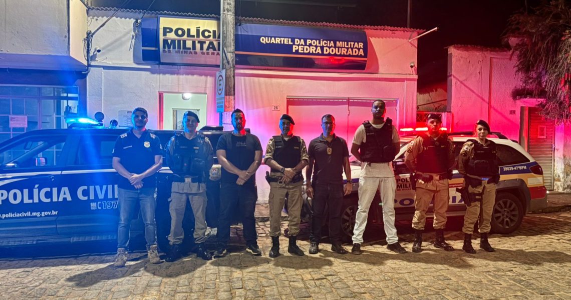 Operação Conjunta entre PMMG e Polícia Civil Resulta na Apreensão de Drogas e Prisão em Pedra Dourada/MG