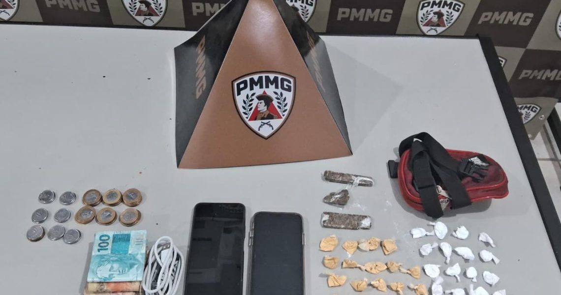 PMMG apreende menor com drogas e dinheiro em Muriaé