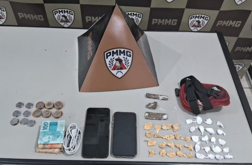 PMMG apreende menor com drogas e dinheiro em Muriaé