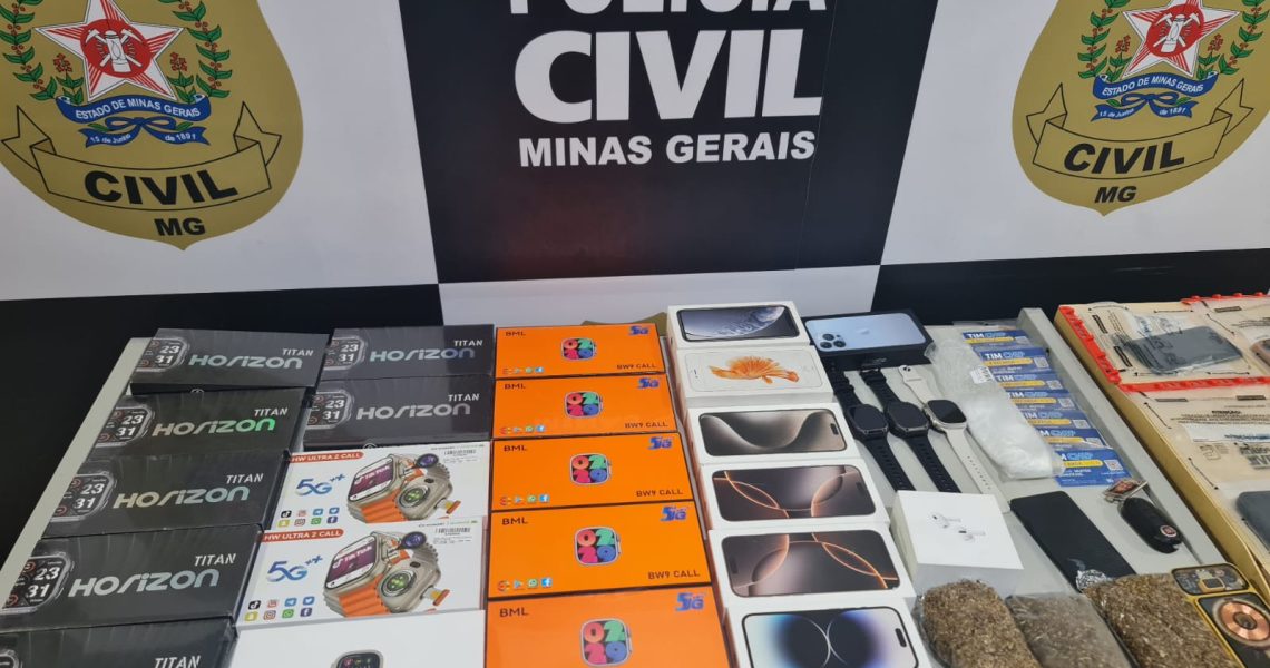 PCMG desarticula esquema criminoso de ingresso de drogas em unidades prisionais