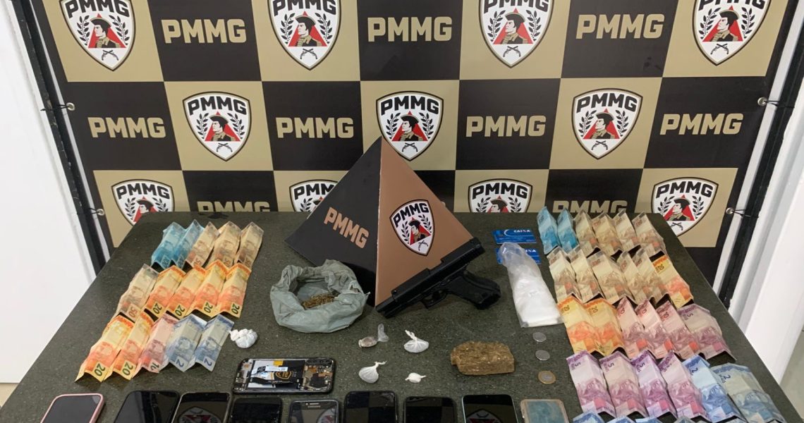 PMMG Realiza Operação de Combate ao Tráfico em Fervedouro e Prende Três Indivíduos