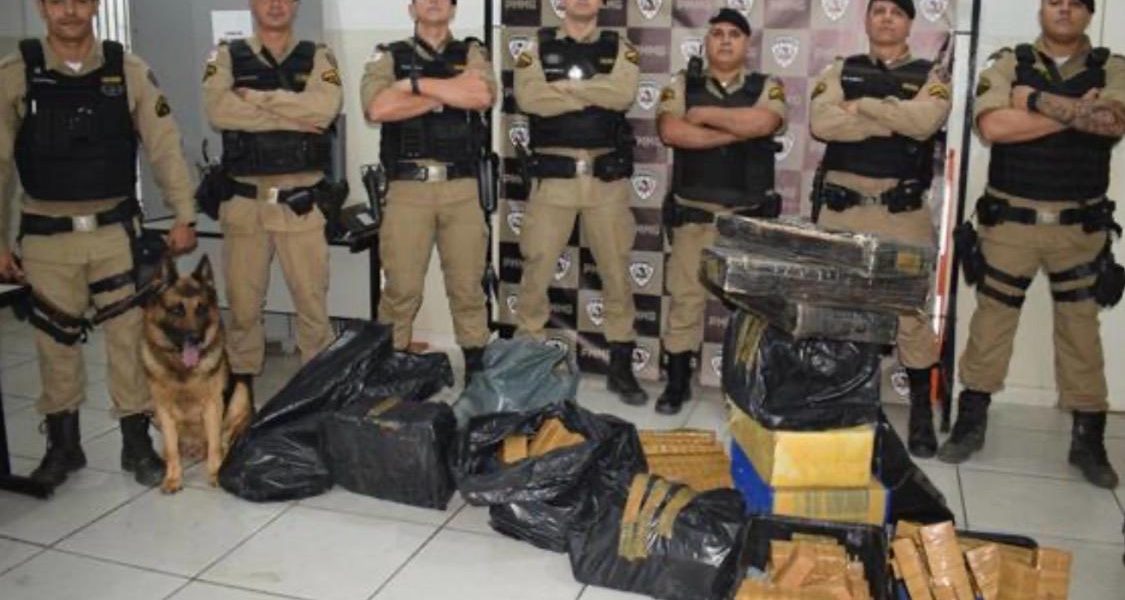PMMG realiza grande apreensão de drogas em Muriaé Mg