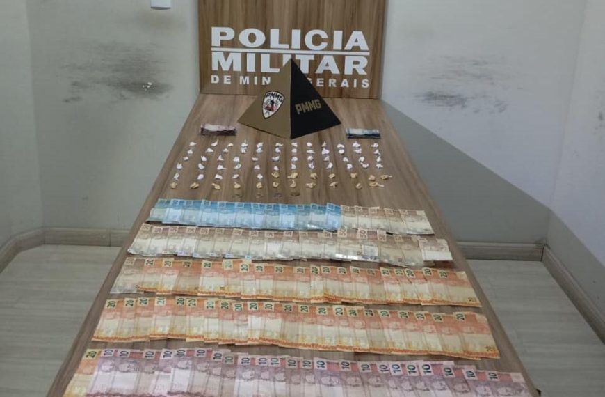 PMMG faz apreensão de drogas e dinheiro no Bairro Aeroporto em Muriaé…