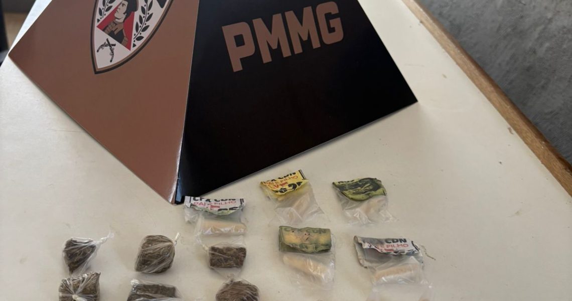 PMMG prende indivíduo por tráfico e apreende cocaína e maconha em Palma